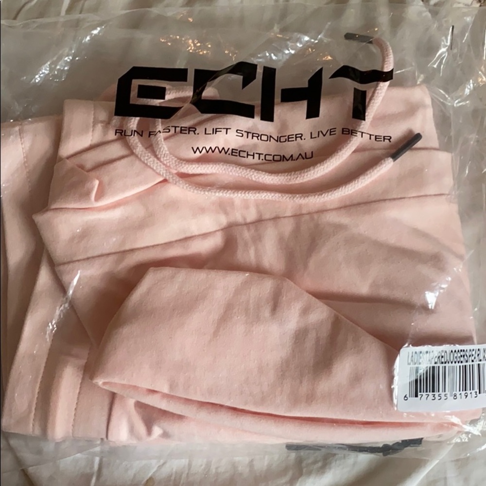 Echt pink tapered joggers